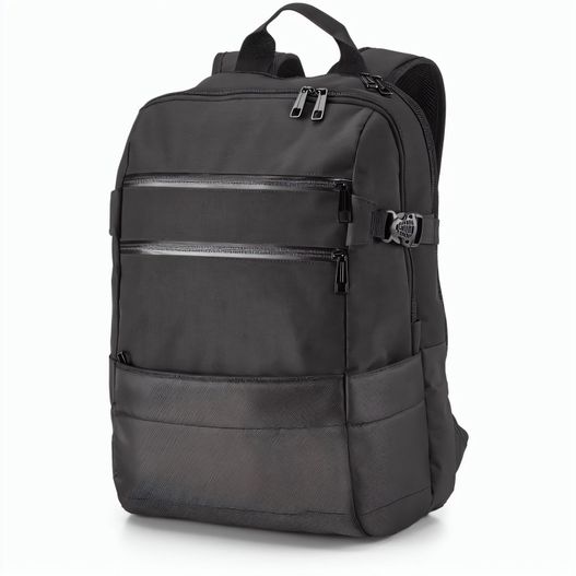 Produktabbildung ZIPPERS BPACK. Laptop-Rucksack 15.6'' aus 840D und 300D-Jacquard ZIPPERS BPACK. Laptop-Rucksack 15.6'' aus 840D und 300D-Jacquard (Bild 1)