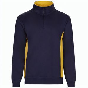 VL SVAROG. Zweifarbiges Frottee-Sweatshirt (260 g/m²), aus Polyester (65 %) und Baumwolle (35 %)