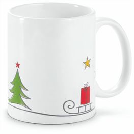 ANCELLE. Weihnachtliche Tasse