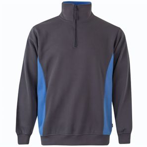 VL SVAROG. Zweifarbiges Frottee-Sweatshirt (260 g/m²), aus Polyester (65 %) und Baumwolle (35 %)