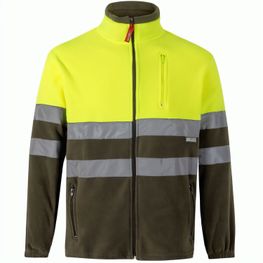 VL EROS. Zweifarbige Fleecejacke (280g/m²), aus Polyester (100%)