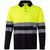 VL VULCAN LARGE. Zweifarbiges Poloshirt im Bird-Eye-Design (160g/m²) mit langen Ärmeln, aus Polyester (100%)