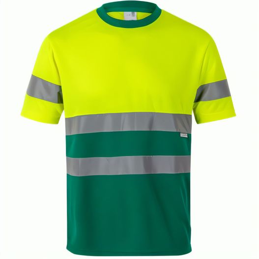 Produktabbildung VL BRAHMA LARGE. Zweifarbiges technisches T-Shirt mit Bird-Eye-Design (140 g/m²), aus Polyester (100%) VL BRAHMA LARGE. Zweifarbiges technisches T-Shirt mit Bird-Eye-Design (140 g/m²), aus Polyester (100%) (Bild 1)