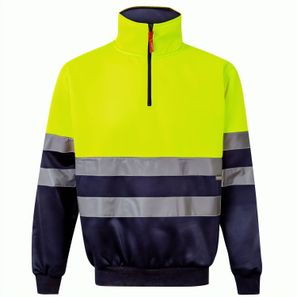 VL THOR. Zweifarbiges Sweatshirt (300g/m²) aus Polyester-Fleece (100%)