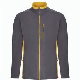 VL GERAS. Zweifarbige Fleecejacke (220g/m²) aus Polyester (100%)