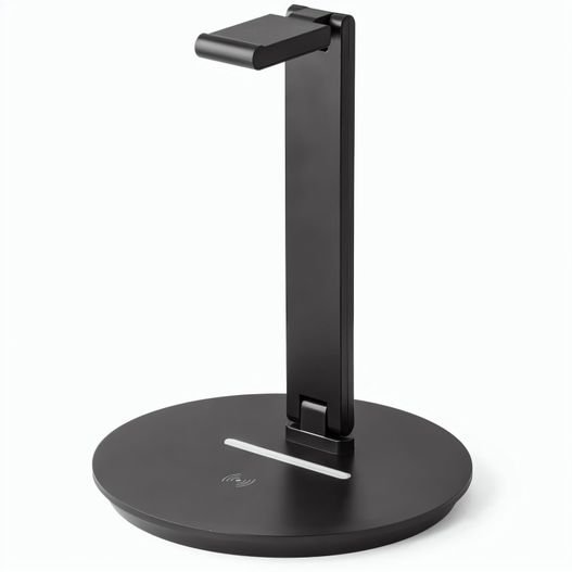 Produktabbildung GERST. Kopfhörerhalter aus ABS mit integrierter Wireless-Ladefunktion GERST. Kopfhörerhalter aus ABS mit integrierter Wireless-Ladefunktion (Bild 1)