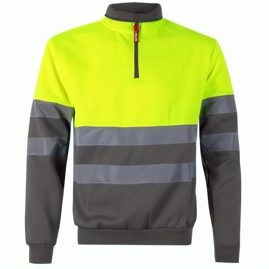 VL THOR. Zweifarbiges Sweatshirt (300g/m²) aus Polyester-Fleece (100%) (Bild 1)