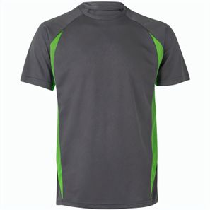 VL SLAYER. Zweifarbiges technisches T-Shirt mit Bird-Eye-Design (160 g/m²), aus Polyester (100%)