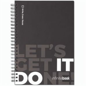STARTER KIT INFINITEBOOK. Set bestehend aus einem Infinitebook mit Hardcover, einem Reinigungsset, einem Marker und einem Kugelschreiberhalter