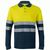 VL PLUTO. Zweifarbiges Piqué-Poloshirt (150g/m²) mit langen Ärmeln, aus Baumwolle (55%) und Polyester (45%) (Bild 1)