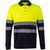 VL PLUTO. Zweifarbiges Piqué-Poloshirt (150g/m²) mit langen Ärmeln, aus Baumwolle (55%) und Polyester (45%) (Bild 3)