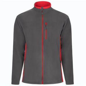 VL GERAS. Zweifarbige Fleecejacke (220g/m²) aus Polyester (100%)