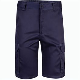 VL HEBE. Stretch-Bermudashorts mit mehreren Taschen (240 g/m²), aus Baumwolle (46 %), EME (38 %) und Polyester (16 %)