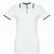 THC ROME WOMEN WH. Zweifarbiges Baumwoll-Poloshirt für Damen (Bild 2)