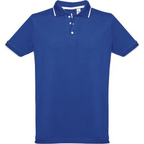 THC ROME. Zweifarbiges Baumwoll-Poloshirt für Herren