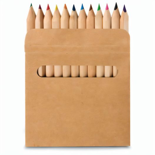 COLOURED. Buntstift Schachtel mit 12 Buntstiften (Bild 1)