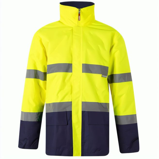 Produktabbildung VL THEMIS LARGE. Zweifarbiger Parka (190g/m²), aus Polyester (100%), mit PU-Beschichtung VL THEMIS LARGE. Zweifarbiger Parka (190g/m²), aus Polyester (100%), mit PU-Beschichtung