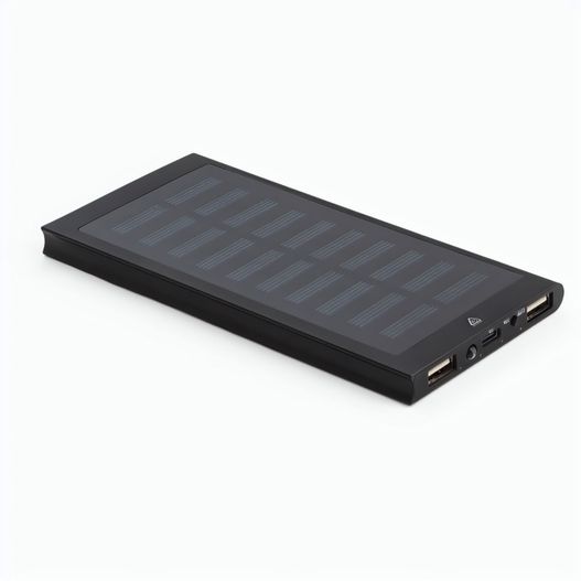 CLERK. 8'000 mAh Powerbank mit Solarpanel aus 100% recyceltem Aluminium (Bild 1)