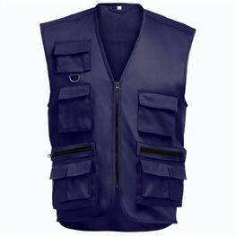 THC PIXEL. Weste (200 g/m²) aus Polyester und Baumwolle