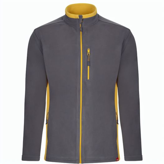 VL GERAS. Zweifarbige Fleecejacke (220g/m²) aus Polyester (100%) (Bild 1)