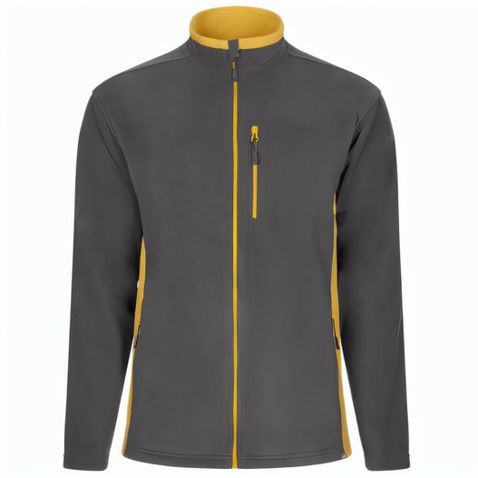 VL GERAS. Zweifarbige Fleecejacke (220g/m²) aus Polyester (100%) (Bild 1)
