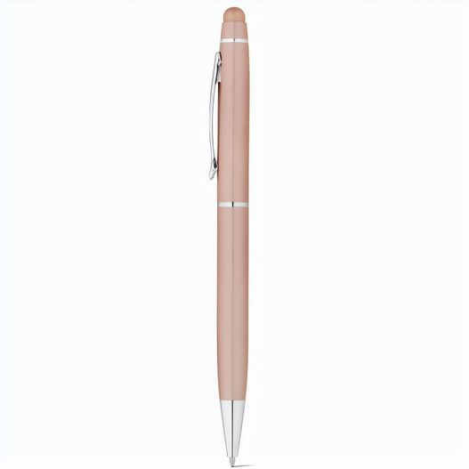 Produktabbildung JULIE. Kugelschreiber aus Metall mit Touchpen-Spitze JULIE. Kugelschreiber aus Metall mit Touchpen-Spitze (Bild 1)