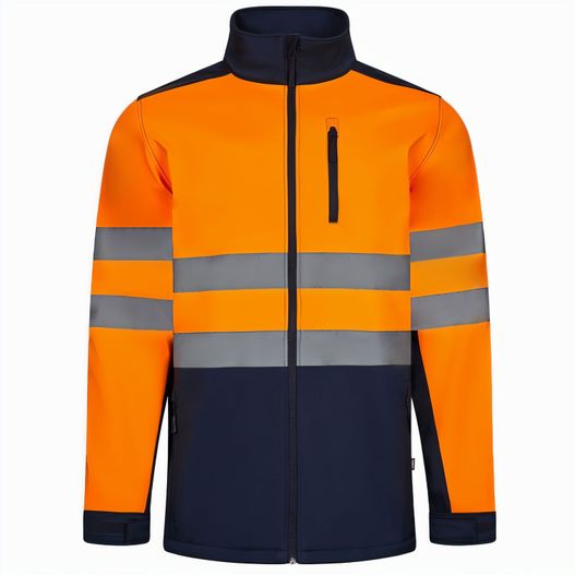 VL HESTIA LARGE. Zweifarbige Softshell-Jacke (280 g/m²), mit Fleece-Futter und TPU-Membran, aus Polyester (96 %) und Elasthan (4 %) (Bild 1)