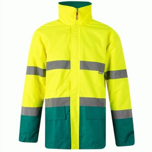 VL THEMIS. Zweifarbiger Parka (190g/m²), aus Polyester (100%), mit PU-Beschichtung
