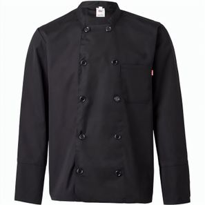 VL KALI. Langärmelige Kochjacke (175 g/m²), aus Baumwolle (35 %) und Polyester (65 %)