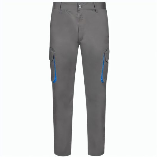 VL HYPNOS. Zweifarbige Twill-Hose mit mehreren Taschen (200 g/m²), aus Baumwolle (35 %) und Polyester (65 %) (Bild 1)
