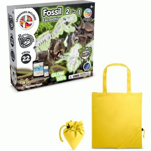2 in 1 Fossil Excavation Kit V. Lernspiel lieferung inklusive einer faltbaren geschenktasche aus 190T