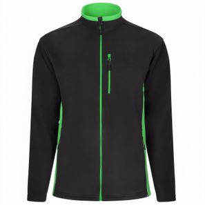 VL GERAS. Zweifarbige Fleecejacke (220g/m²) aus Polyester (100%)