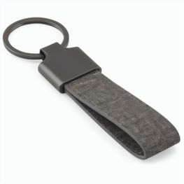 Produktabbildung RAVEN. Schlüsselanhänger, rechteckig, aus Metall und recyceltem Pet (30% recycelt) RAVEN. Schlüsselanhänger, rechteckig, aus Metall und recyceltem Pet (30% recycelt)