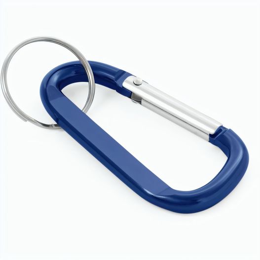Produktabbildung MATTHEW. Karabinerclip aus Aluminium mit Schlüsselring MATTHEW. Karabinerclip aus Aluminium mit Schlüsselring (Bild 1)