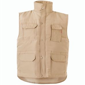 VL MEFITIS. Steppweste mit mehreren Taschen (220g/m²), aus Polyester (100%)