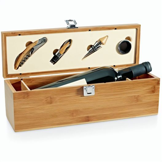 Produktabbildung SYRAH. Weinkasten aus Bambus, Zink und Edelstahl SYRAH. Weinkasten aus Bambus, Zink und Edelstahl (Bild 1)