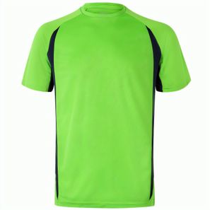 VL SLAYER. Zweifarbiges technisches T-Shirt mit Bird-Eye-Design (160 g/m²), aus Polyester (100%)