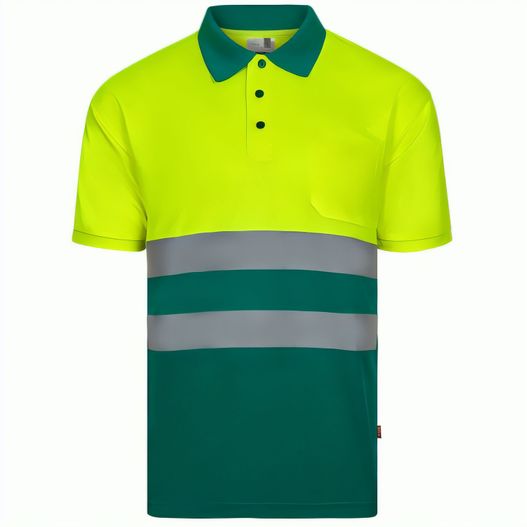 VL FORTUNA. Poloshirt (140g/m²) im Bird-Eye-Design mit kurzen Ärmeln, aus Polyester (100%) (Bild 1)