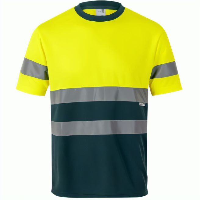 VL BRAHMA. Zweifarbiges technisches T-Shirt mit Bird-Eye-Design (140 g/m²), aus Polyester (100%)