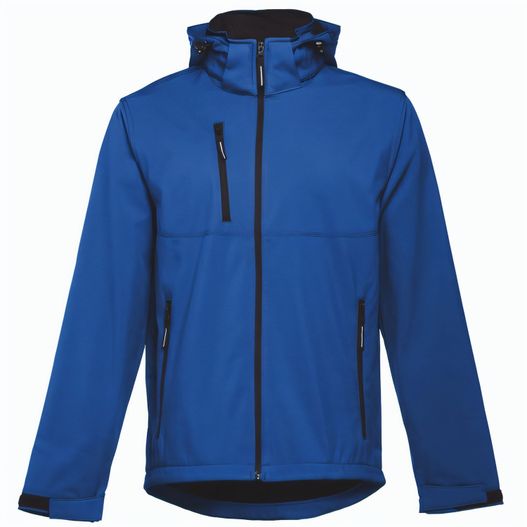 THC ZAGREB. Herren-Softshell-Jacke aus Polyester und Elastan (Bild 1)
