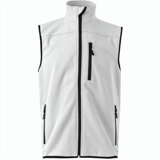 VL VARUNA. Softshell-Weste (280 g/m²), mit Polarfutter, aus Polyester (94 %) und Elastan (6 %) (Bild 1)