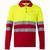 VL VULCAN LARGE. Zweifarbiges Poloshirt im Bird-Eye-Design (160g/m²) mit langen Ärmeln, aus Polyester (100%) (Bild 2)