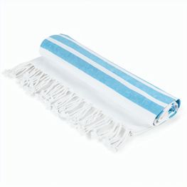 SARDENHA. Strandtuch aus Baumwolle (70% recycelt) und Polyester (30% recycelt) (180 g/m²)