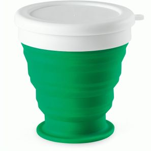 ASTRADA. faltbarer Reisebecher aus Silikon und PP 250 ml