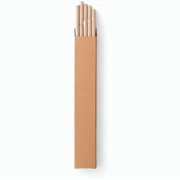 LAMONE. Strohhalm-Set aus Kraftpapier
