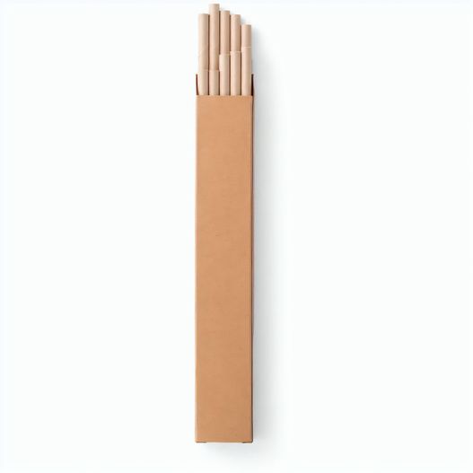 Produktabbildung LAMONE. Strohhalm-Set aus Kraftpapier LAMONE. Strohhalm-Set aus Kraftpapier (Bild 1)