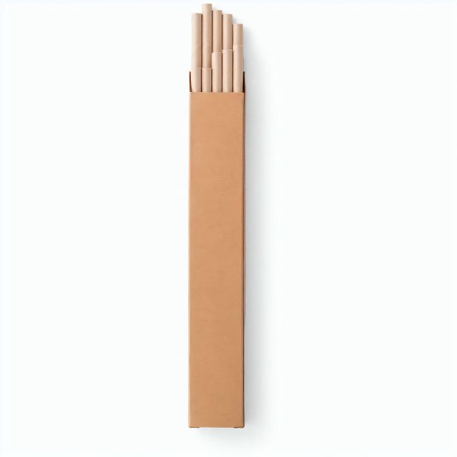 Produktabbildung LAMONE. Strohhalm-Set aus Kraftpapier LAMONE. Strohhalm-Set aus Kraftpapier