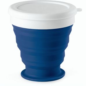 ASTRADA. faltbarer Reisebecher aus Silikon und PP 250 ml