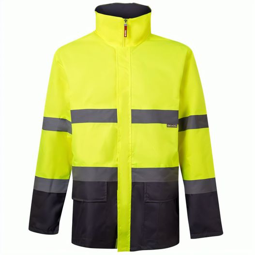 VL THEMIS. Zweifarbiger Parka (190g/m²), aus Polyester (100%), mit PU-Beschichtung (Bild 1)