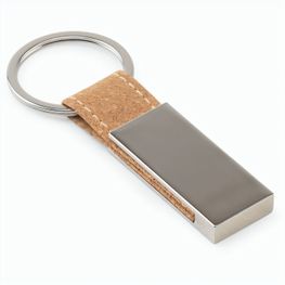 Produktabbildung GOSLING. Set bestehend aus einem Kartenhalter und einem Schlüsselhalter, beide aus Metall und Kork GOSLING. Set bestehend aus einem Kartenhalter und einem Schlüsselhalter, beide aus Metall und Kork